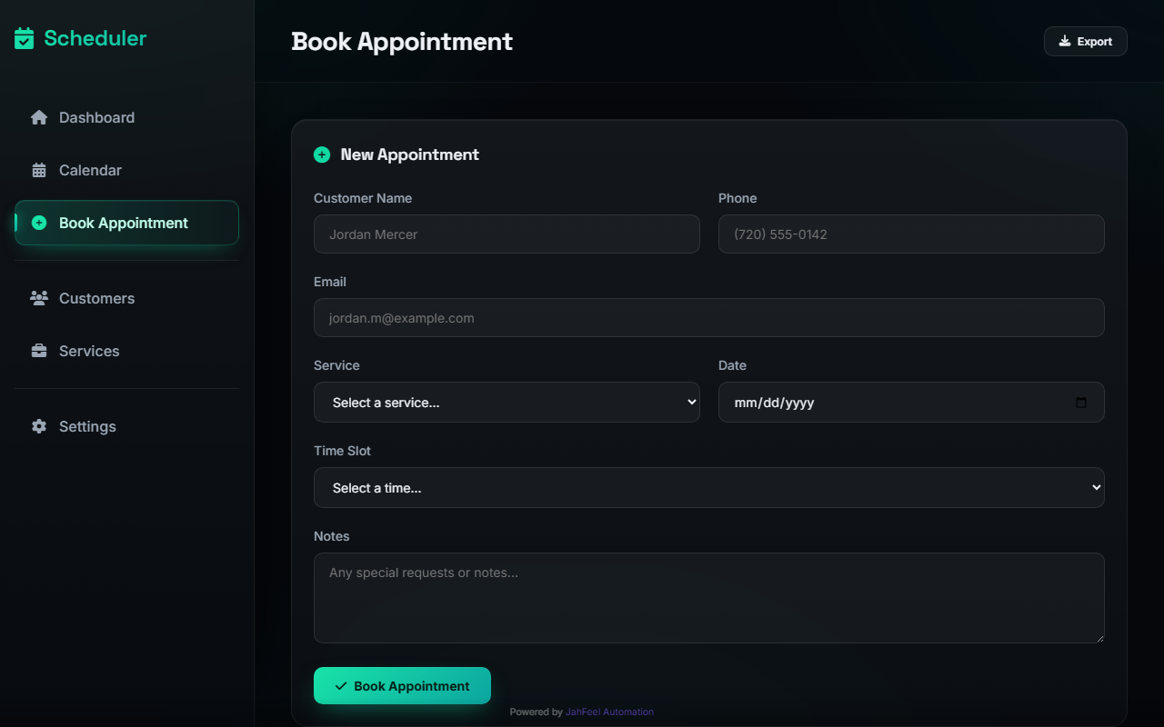 Book an appointment